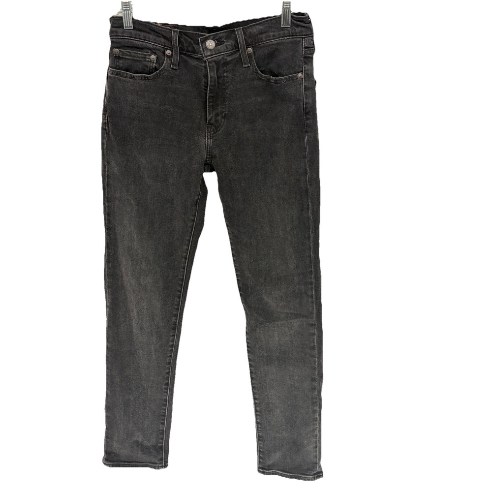 Levis Premium 511 Jeans Faded Black Slim Dark Wash Stretch Men 30X32 (30X31)